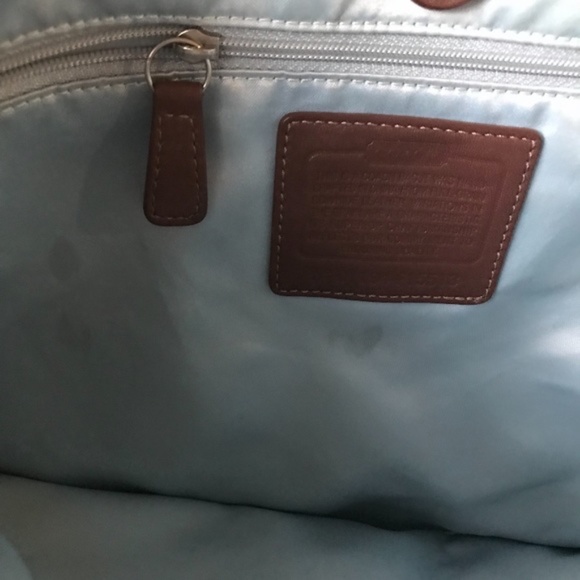 Coach | Cream & Brown Y2K Leather Hobo Shoulder Bag - Picture 6 of 8